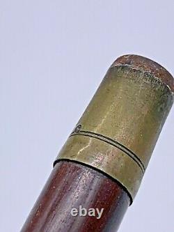 1920 Art Deco London Taitelbaum Co Ornate Sterling Handle Walking Stick Cane