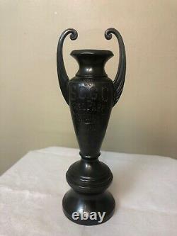 1933 Dodge Inc LA Trophy Loving Cup Art Deco Handles Engraved Decorative Champ