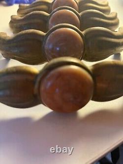 20's Bakelite Antique Hardware Art Deco Drawer Pull Cabinet Handle 4 1/4centers