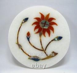 4.5 Inches Beautiful Art Inlay Tea Coaster Marble Wine coaster for Hotel and Bar