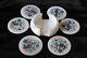 4.5 Inches Raound Shape Marble Coffee Coaster Set Pietra Dura Art For Club Decor