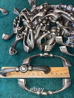45 Pcs Art Deco Antique Brass 3-3/4 Center To Center Handle Cabinet Drawer Pull