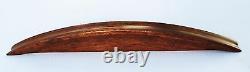 5 Centers Mahogany Antique Art Deco wood drawer pull Cabinet Pull Handle @1925