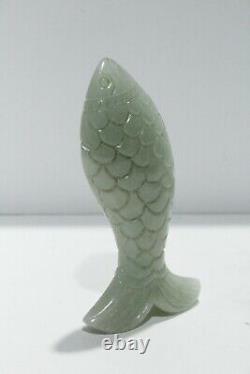 6 Length Dagger Handle Of Aventurine Quartz Hand Carved Fish Style Unique