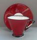 A Shelley Art Deco Chevron Handle 11776/41 Eve Shape Tea Cup & Saucer. C. 1930