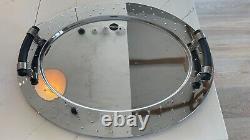 Alessi MG09 Oval Silver Tray with Handles by Michael Graves