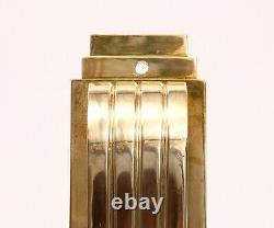 Amazing Vintage Art Deco Heavy Brass Door Pulls Used on See Apple TV J. Momoa