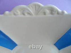 An extremely rare Shelley Art Deco 12109/8 Queen Anne tulip handle B&B plate