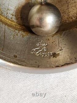 Antique 1930's Chase USA Art Deco Dinner Hand Bell Chrome Bakelite Handle VIDEO