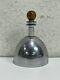 Antique 1930's Chase Usa Art Deco Dinner Hand Bell Chrome With Bakelite Handle