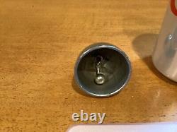Antique 1930's Chase USA Art Deco Dinner Hand Bell Chrome with Bakelite Handle