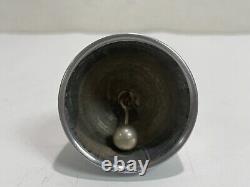 Antique 1930's Chase USA Art Deco Dinner Hand Bell Chrome with Bakelite Handle