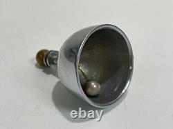 Antique 1930's Chase USA Art Deco Dinner Hand Bell Chrome with Bakelite Handle