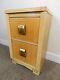 Antique 1940s Art Deco Nightstand Charming 2 Drws Geometric Brass Handles Table