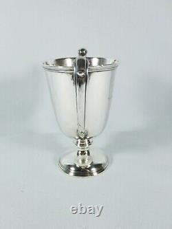 Antique Art Deco 1935 Sterling Silver Twin Handle Trophy Cup Chalice Mappin Webb