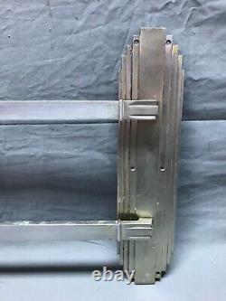 Antique Art Deco Nickel Brass Door Push Pull Handle Vintage Grab Bar 369-23B