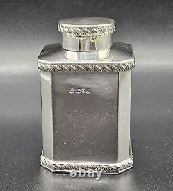 Antique Art Deco Sterling Silver Tea Caddy UK/Chester/1911