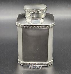 Antique Art Deco Sterling Silver Tea Caddy UK/Chester/1911