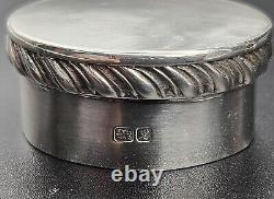 Antique Art Deco Sterling Silver Tea Caddy UK/Chester/1911