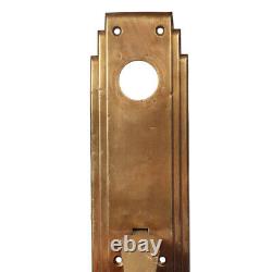 Antique Brass Art Deco Door Handle, c. 1930, NDP395