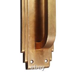 Antique Brass Art Deco Door Handle, c. 1930, NDP395