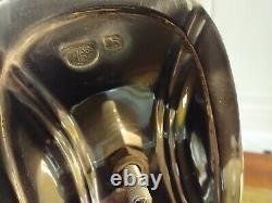 Antique George VI Sterling Silver Art Deco Coffee Pot Carved Handle & Finial