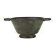 Antique Guldsmeds Ab Gab Sweden 1920's Bronze Art Deco Handled Bowl