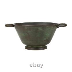 Antique Guldsmeds AB GAB Sweden 1920's Bronze Art Deco Handled Bowl