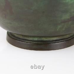 Antique Guldsmeds AB GAB Sweden 1920's Bronze Art Deco Handled Bowl