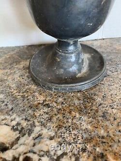 Antique PHI KAPPA PSI Fraternity Trophy Cup 2 Handle Vase Greek Art Deco VTG Urn