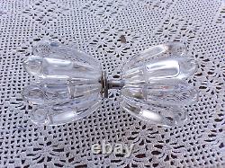 Antique Pair Of Chunky Handles Of Porte Of Trade Glass Solid