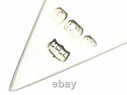 Antique Sterling Silver and Agate Handled Presentation Trowel Art Deco