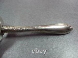 Antique Vintage Art Deco Handle Magnifying Glass Sterling Silver 800 Hallmarked