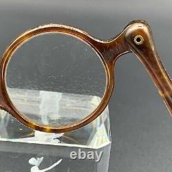 Art Deco Antique French Faux Tortoiseshell Long Handle Lorgnettes Opera Glasses