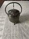 Art Deco Footed Ice Bucket Double Hinged Lid Complete With Accessories