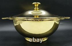 Art Deco French Christofle Vermeil Gold Sea Food Tureen Figural Oyster Handles