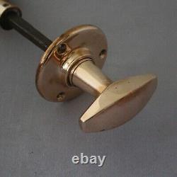 Art Deco Rim Lock Door Knobs