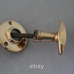 Art Deco Rim Lock Door Knobs