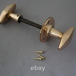 Art Deco Rim Lock Door Knobs