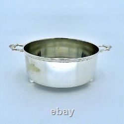 Art Deco Silver Plated Serving Bowl Open Tureen Dish Twin Handle BARKER BROTHERS