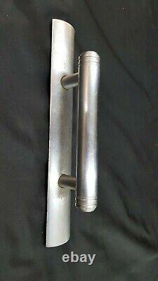 Art Deco Steel Chrome Plated Large Door Pull Handle