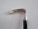 Art Deco Walking Stick Handle As Eagle Head 900er Silver Dated 1909 L 88 Cm