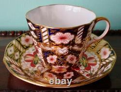 Aynsley Imari Antique Art Deco Handle Bone China Cup & Saucer 1930s