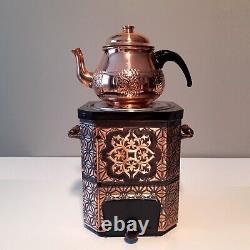 BLACK FRIDAY Copper Samovar Gel-fueled Tea Maker, Russian Turkish Samovar