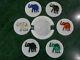 Colorful Elephant Art Inlay Coaster Set White Marble Coffee Coaster 4.5 Inches