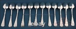 Complete Sterling Silver Art Deco Cutlery Set for 12. Spain, Circa 1920