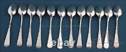 Complete Sterling Silver Art Deco Cutlery Set for 12. Spain, Circa 1920