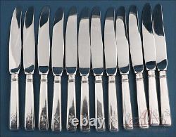 Complete Sterling Silver Art Deco Cutlery Set for 12. Spain, Circa 1920