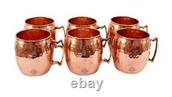 Copper Moscow Mule Mug Cup Barware Best for Parties 530 ML Set of 6