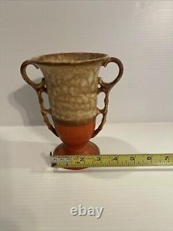 Czechoslovakia Art Deco Pottery Alienware Handled Vase Speckled Ditmar Urbach